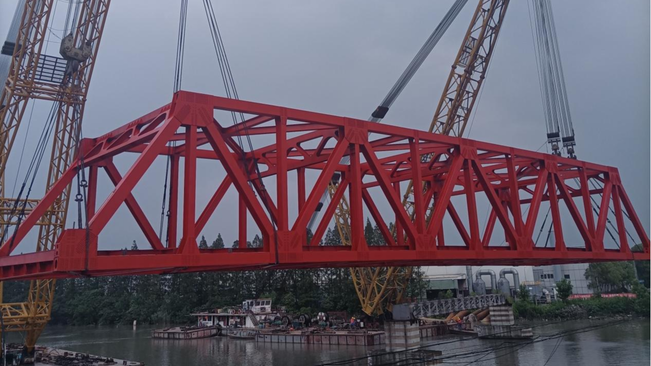 金格建科鋼結(jié)構(gòu)橋梁工程建設(shè)取得歷史性新突破！